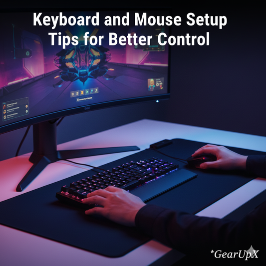 Keyboard and Mouse Setup Tips for Better Control 🎮🖱️