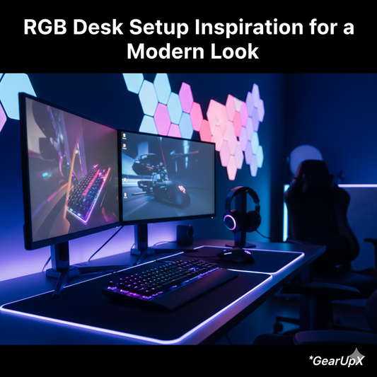 RGB Desk Setup Inspiration for a Modern Look ✨