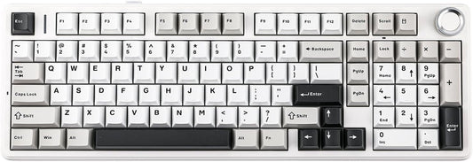 x Aula F99 Pro Wireless Mechanical Gaming Keyboard, Hot Swappable Custom Cream Keyboard with RGB Backlit, Pre-lubed Linear Switches, Gasket Structure PBT Keycaps Blutooth Keyboards for PC Xbox