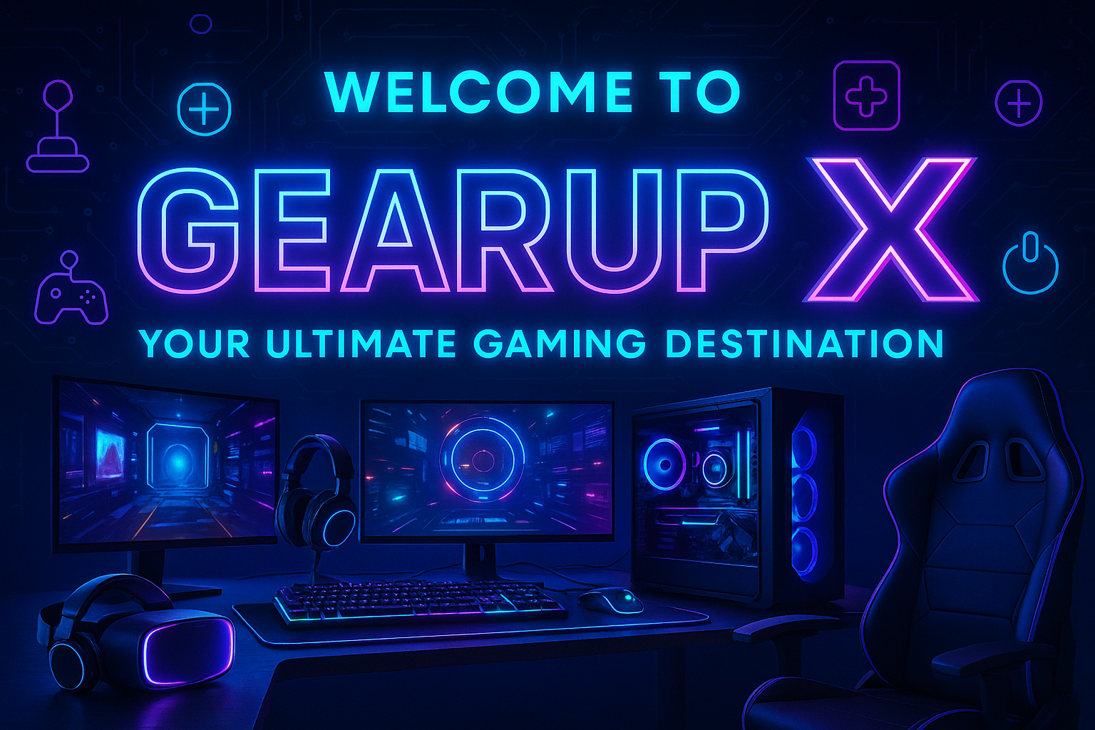 Welcome to GearUP X – Your Ultimate Gaming Destination!                         